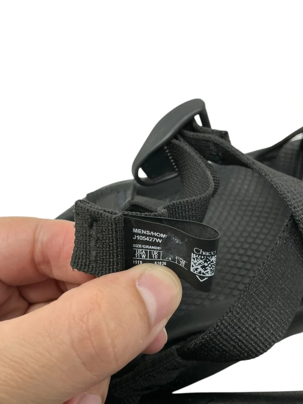Chaco Z/2 Classic Sandals Black Men's 11 Wide J105427W Hiking Outdoors